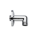 Curvetta cromata 1/2" M/M per doccia con rosone