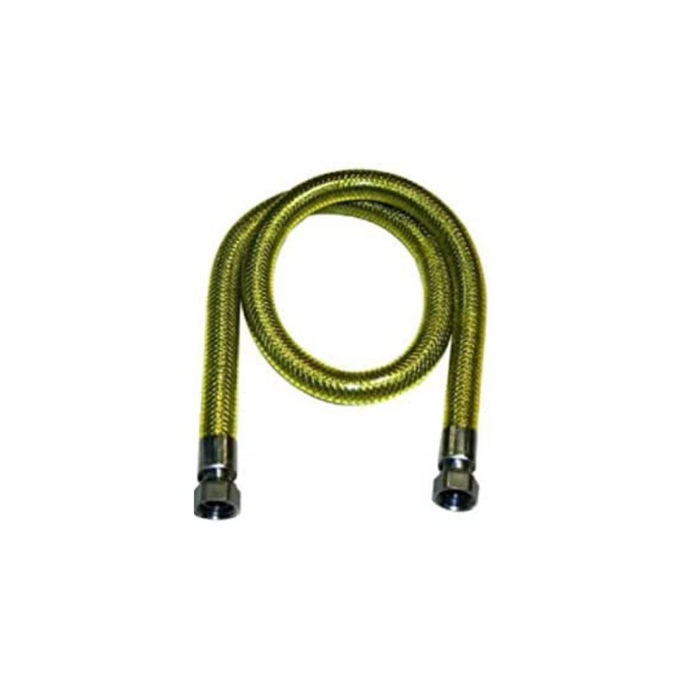 Tubo flessibile gas inox per cucina 1 m – 1/2" F/F GPL e metano