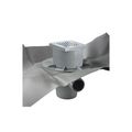 Telo doccia Gully 120×120 con piletta